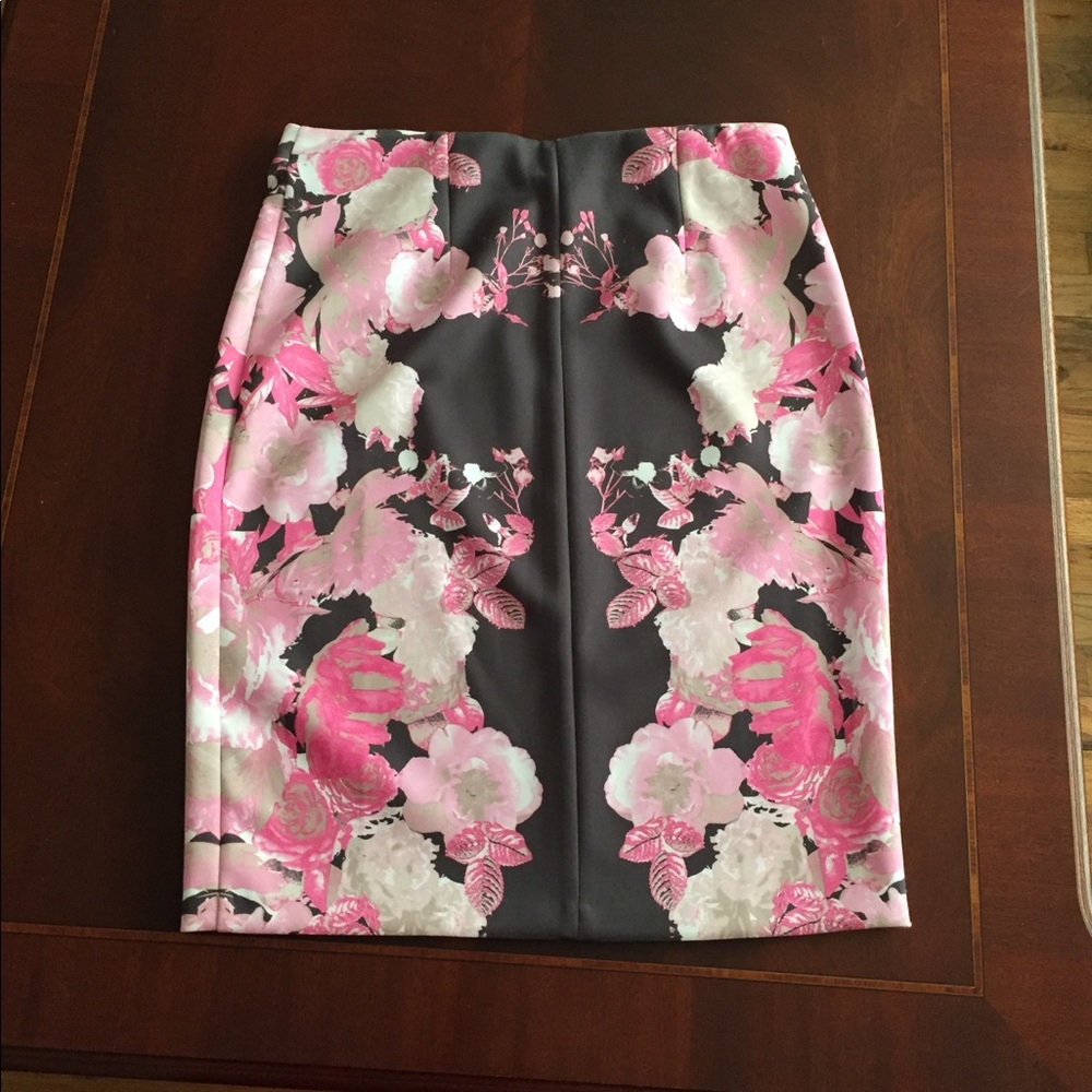 INC Brown and Pink Skirt